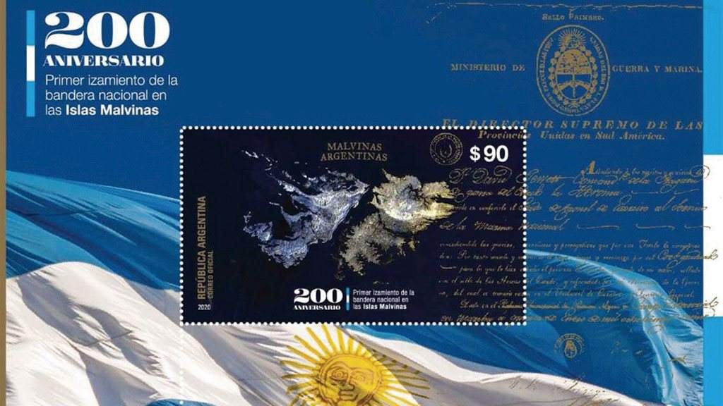 Malvinas nos une, sello de Correo Argentino