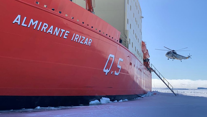 El Irizar llegó a la Base Belgrano II Diario El Sureño