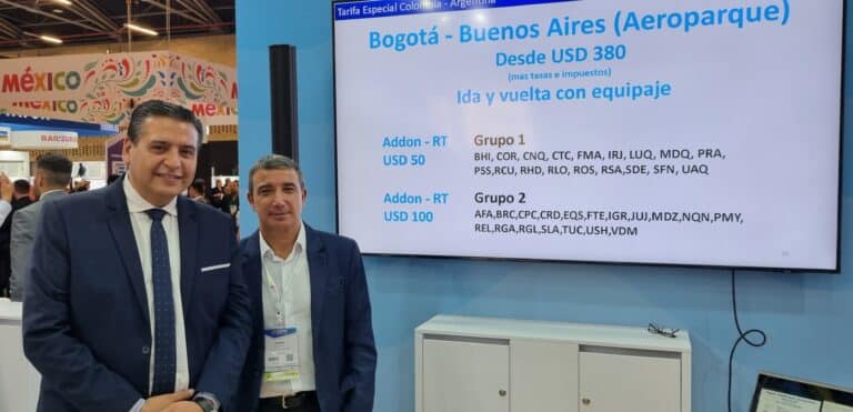 Aerolíneas Argentinas lanza tarifas low cost para turistas de Colombia
