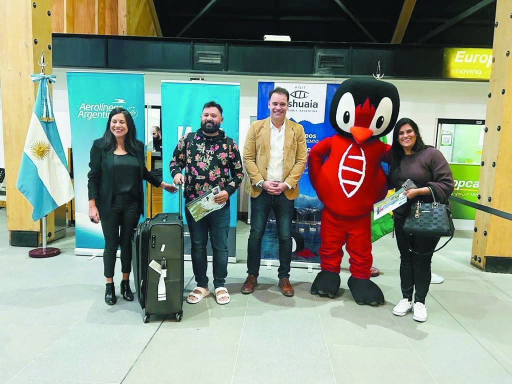 Ushuaia recibió el primer vuelo directo desde San Pablo