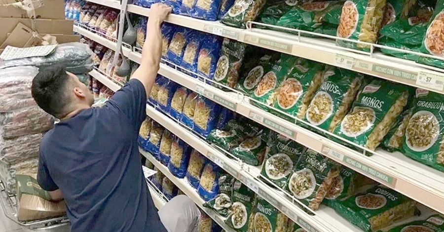 Cayeron un 5,4% las ventas en supermercados
