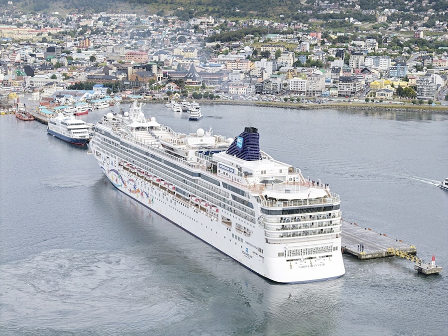 Norwegian Star eligió a Ushuaia como punto de partida