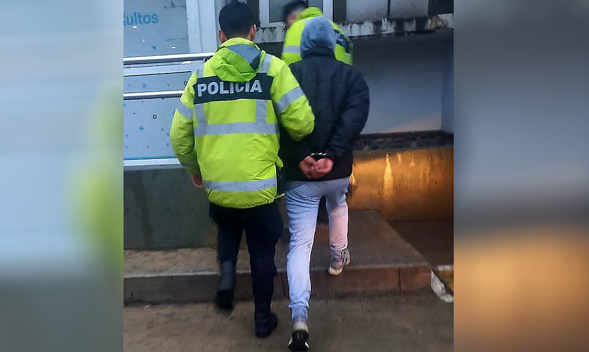 La policía detuvo a un conocido delincuente