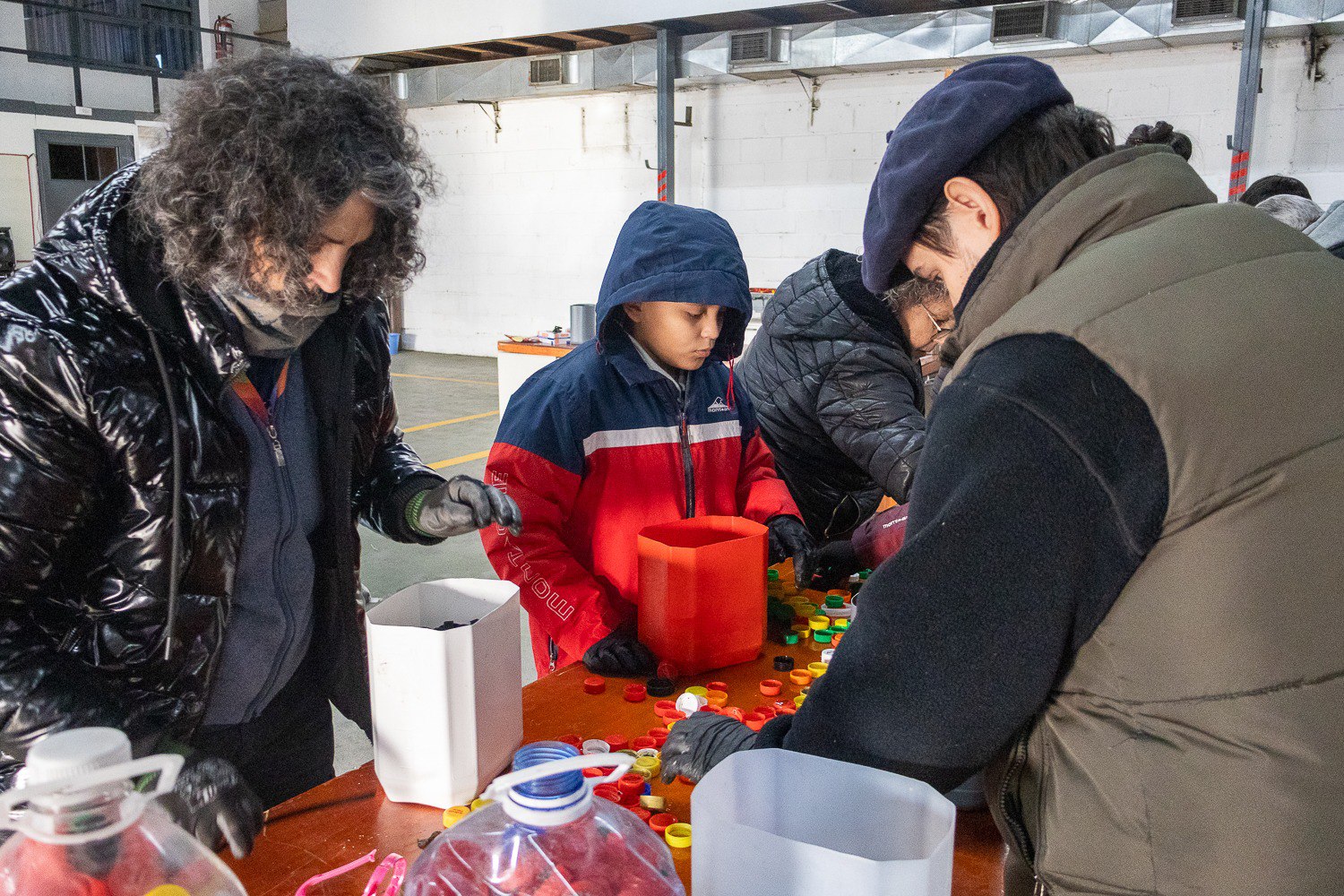 Hubo una jornada de reciclaje en Río Grande