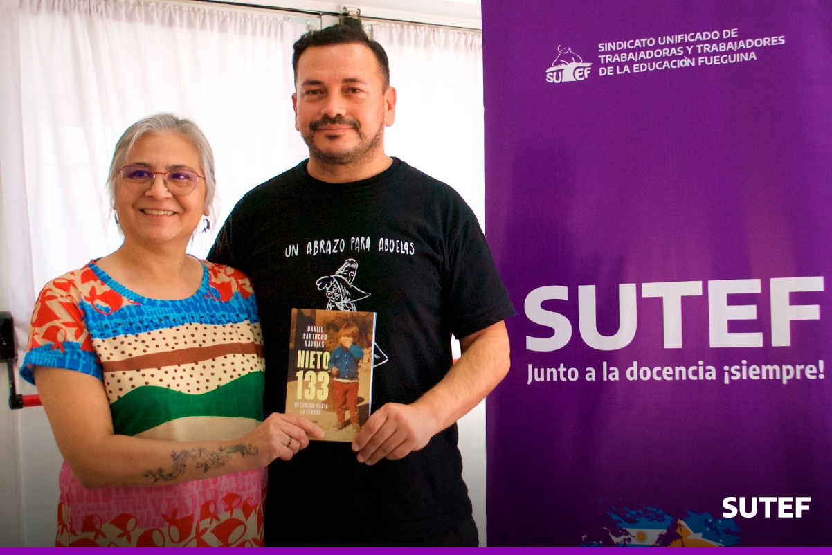 Daniel Santucho Navajas presentó su libro “Nieto 133&#8230;” en Tierra del Fuego