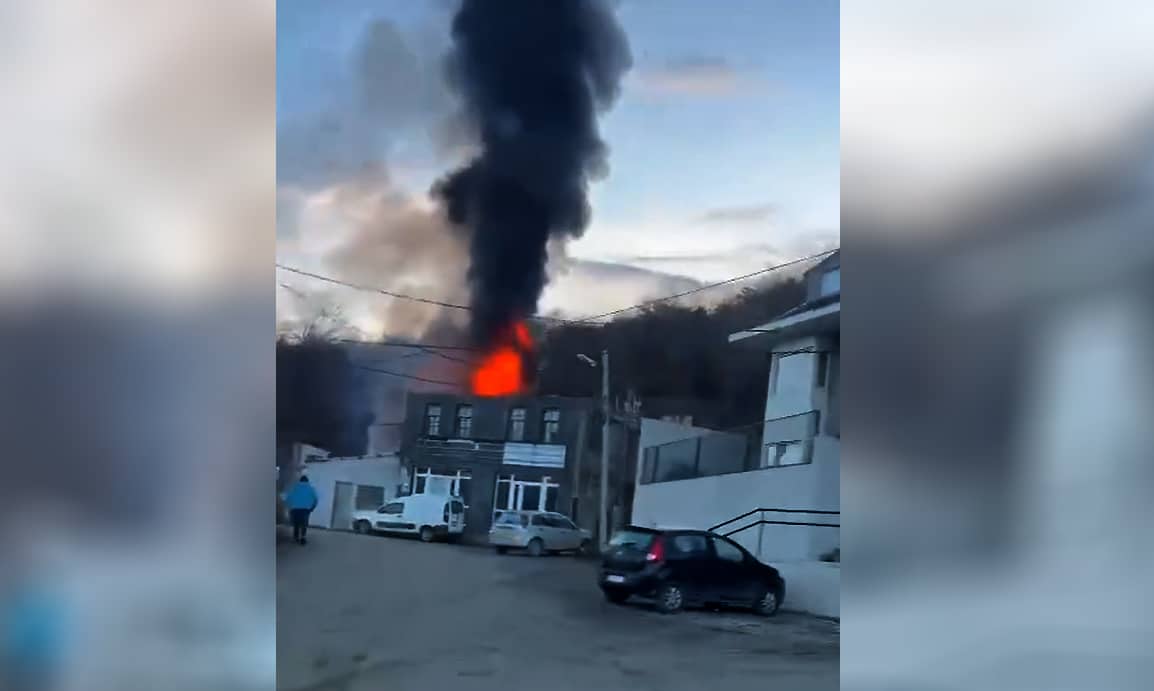 Incendio en un taller