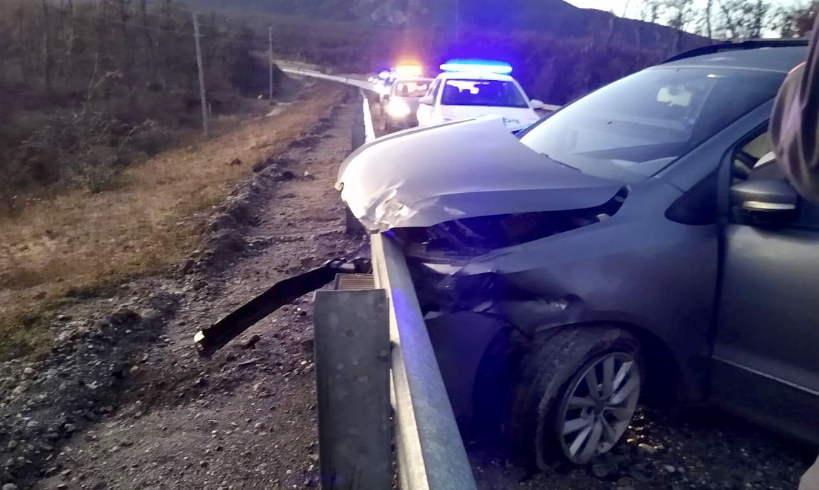 Ruta 3: el «hielo negro» provoca incidentes viales