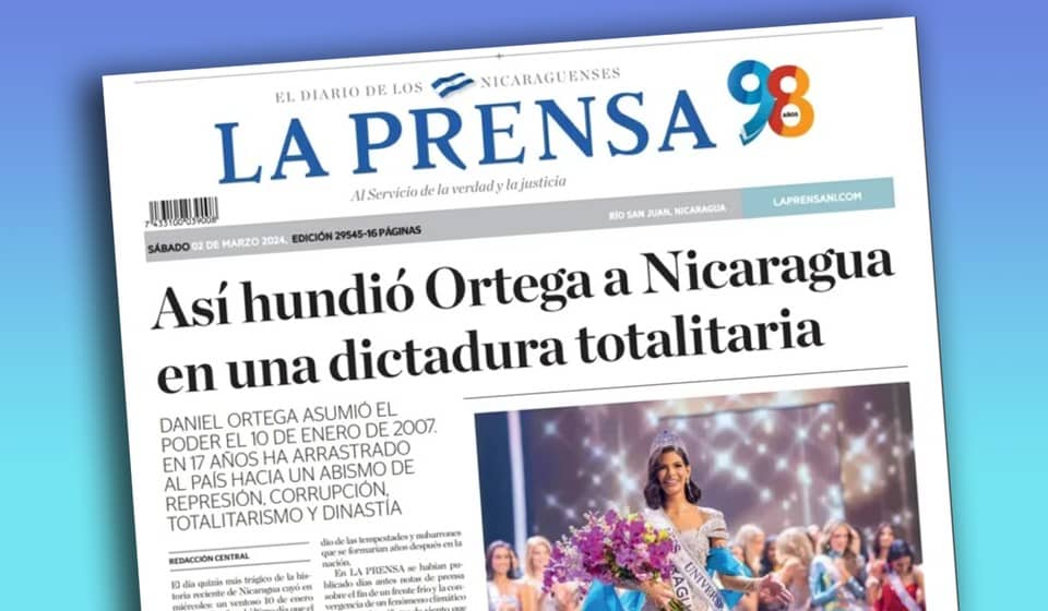 Nicaragua anunció el retiro de la Unesco tras reconocimiento a diario La Prensa