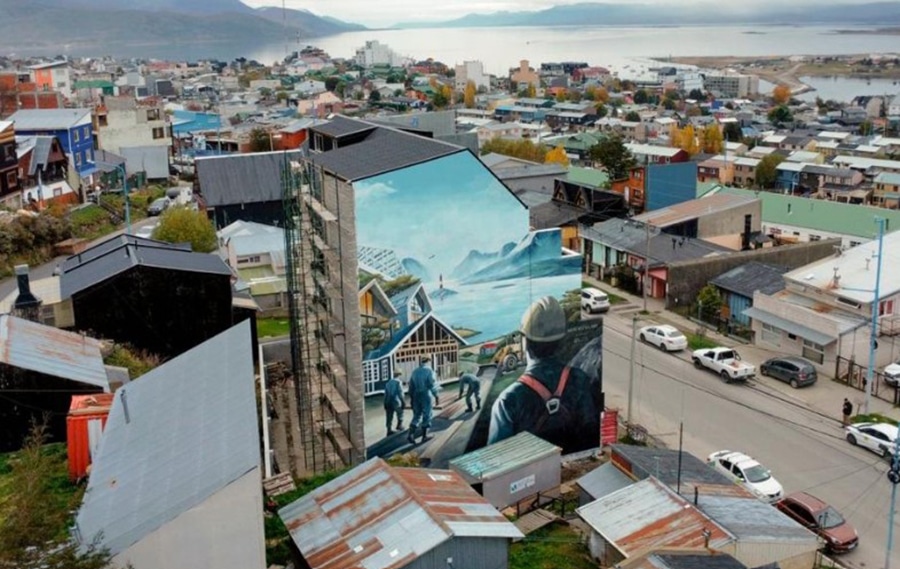 Mural de Ushuaia fue elegido como uno de los mejores del mundo