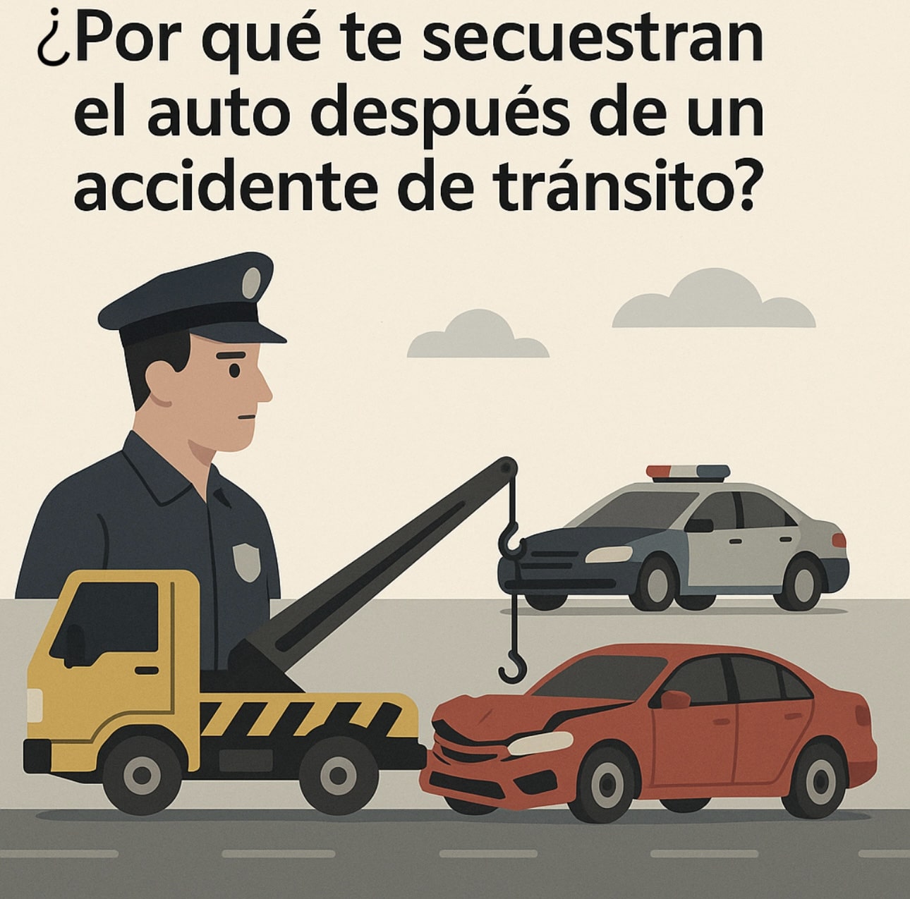 ¿Por qué te secuestran el auto después de un accidente de tránsito?