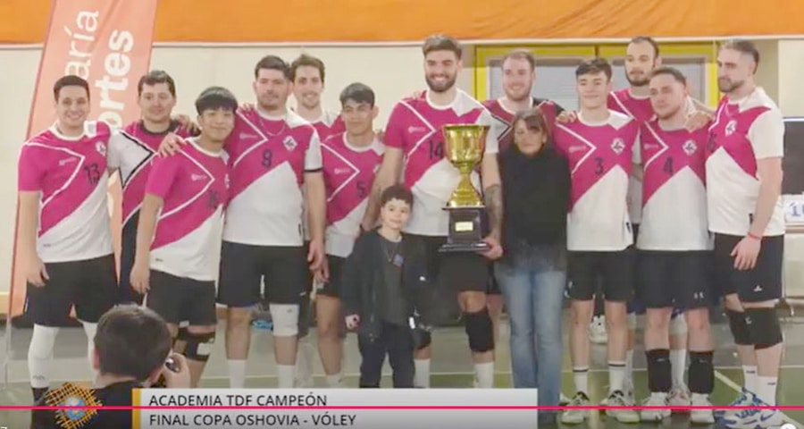 Academia TDF Vóley le ganó 3-2 la final a Ciudad “A”