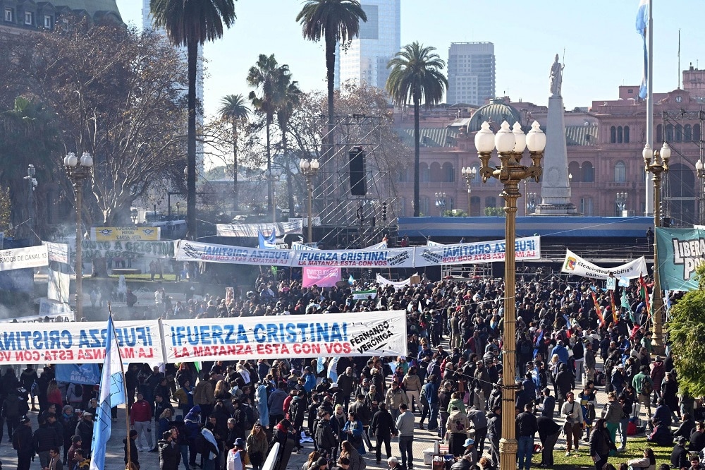 Cristinazo en Plaza de Mayo