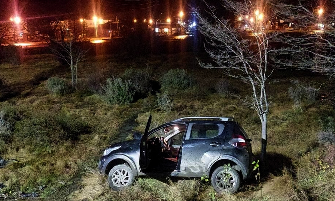 Vehículo despistó y desbarrancó