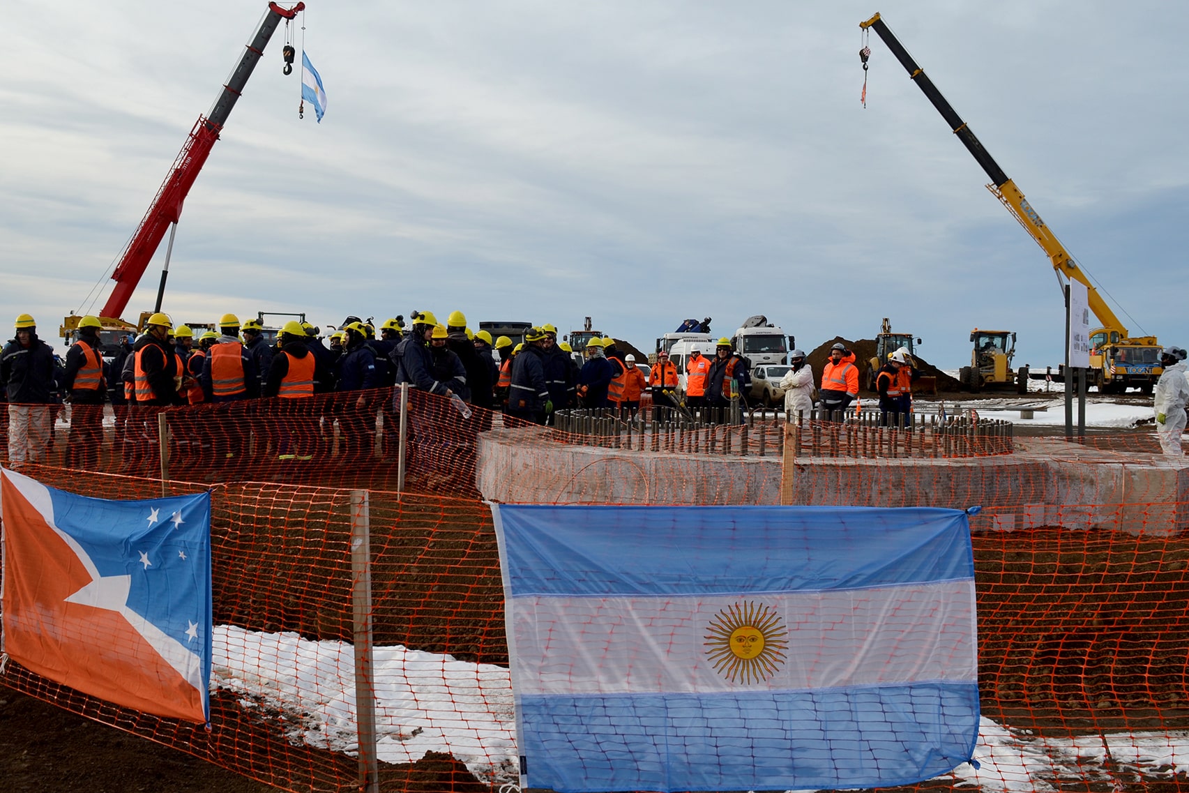 Etapa final del Parque Eólico más austral del mundo