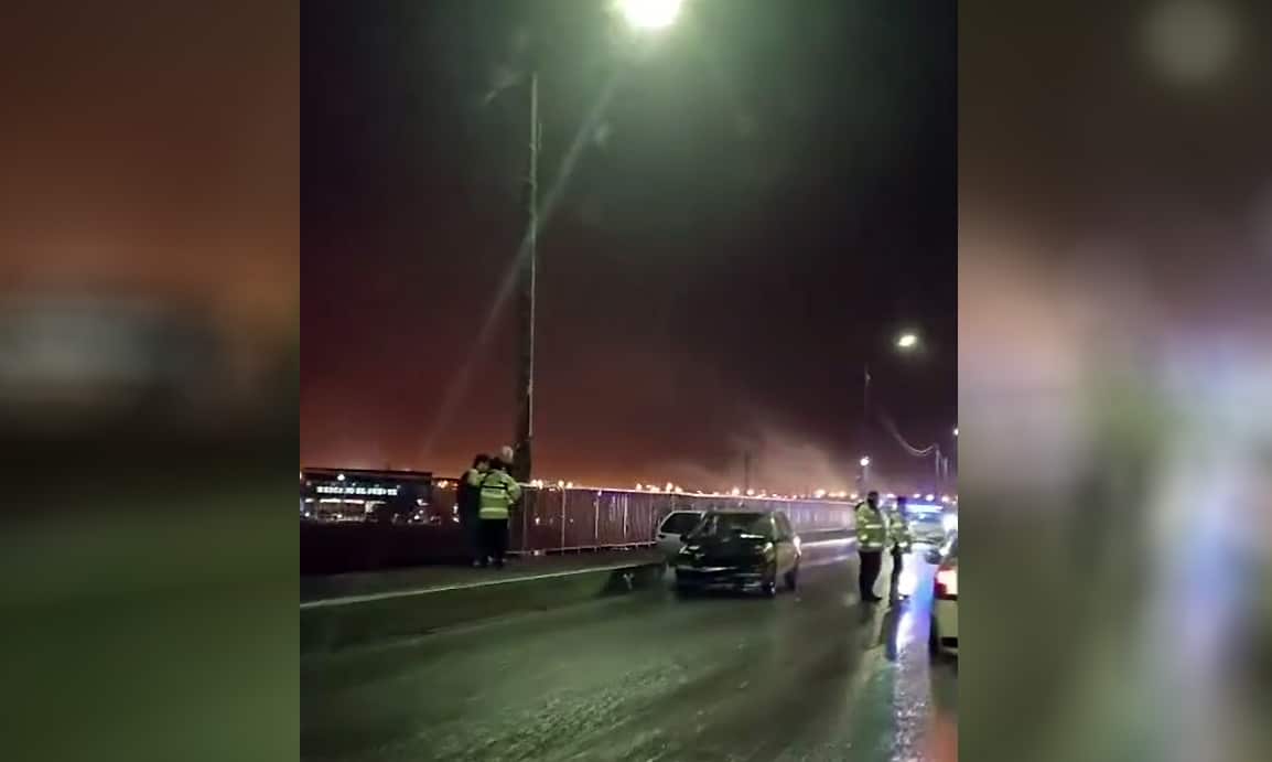 Puente General Mosconi: un incendio destruyó un vehículo