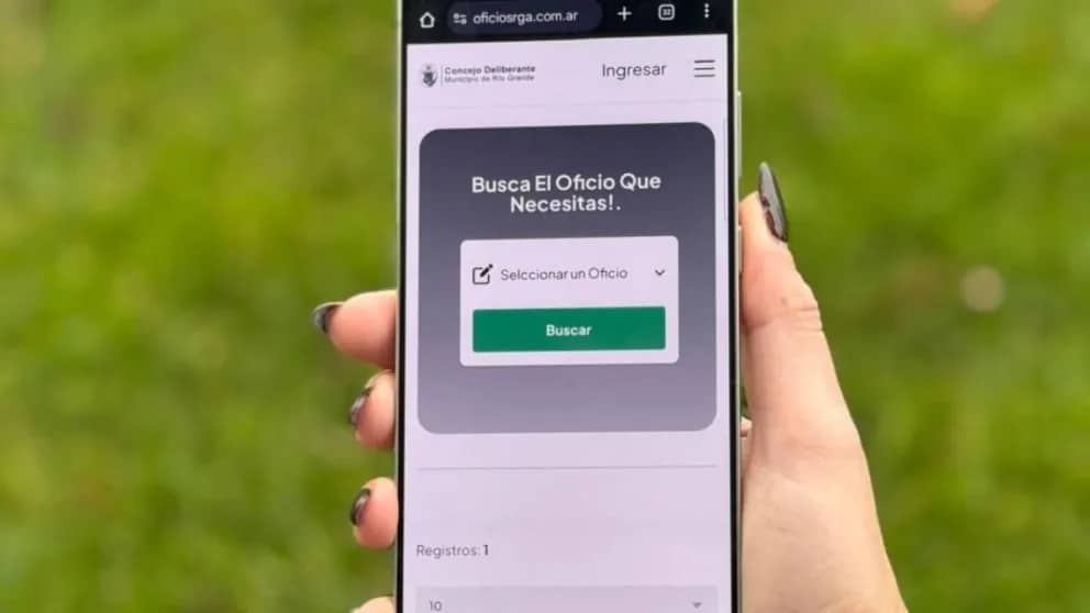 El registro de oficios online del Concejo Deliberante Río Grande sigue disponible