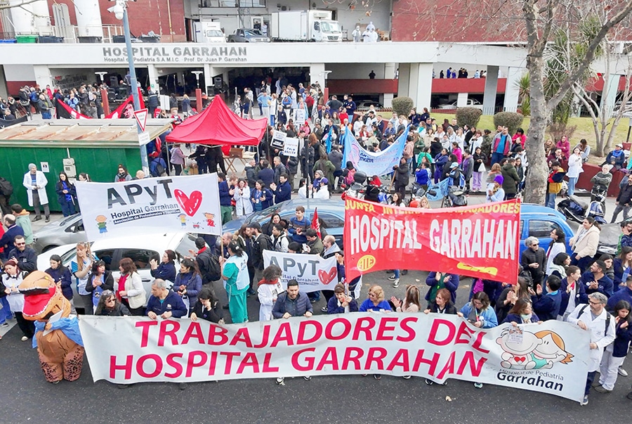 Nuevo abrazo simbólico al Garrahan