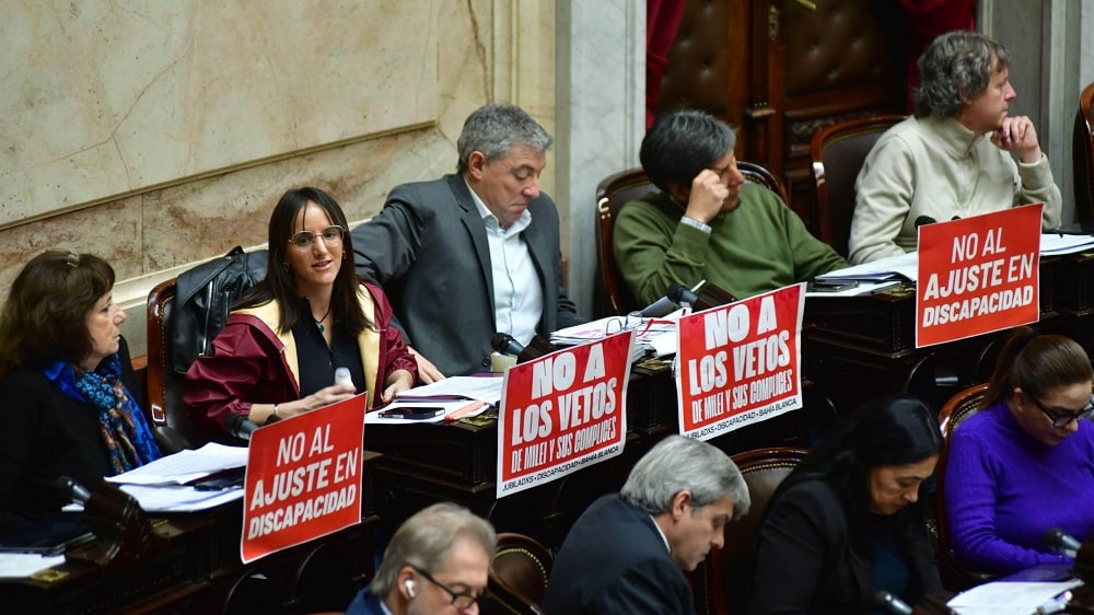 Diputados volteó el veto de Milei a la emergencia en Discapacidad