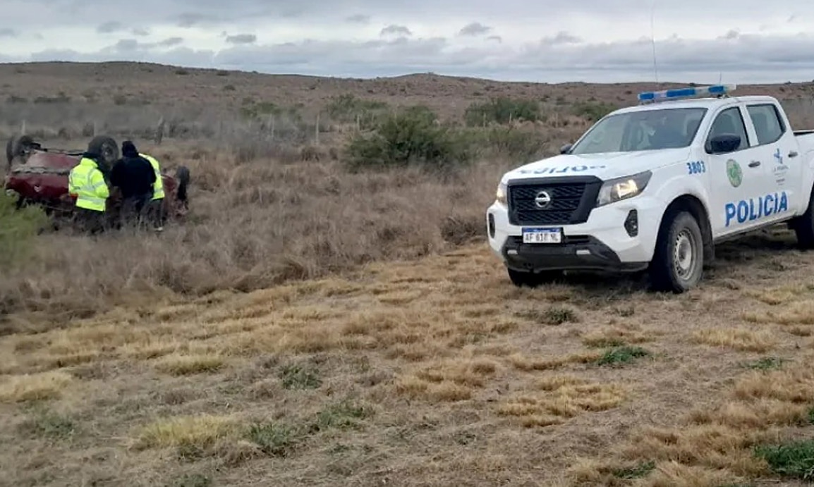 La Pampa: una mujer de Tierra del Fuego murió en un vuelco