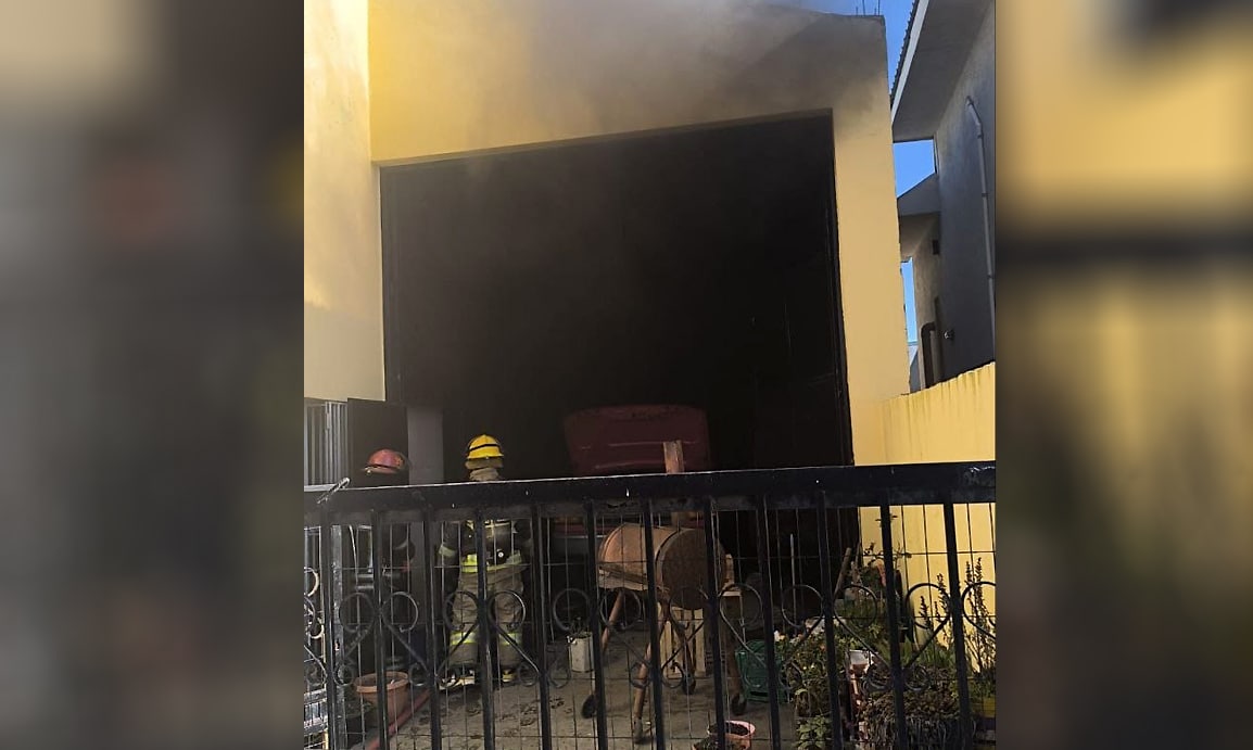 Incendio en un galpón
