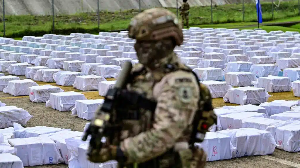 Policía colombiana decomisó más de 13 toneladas de cocaína