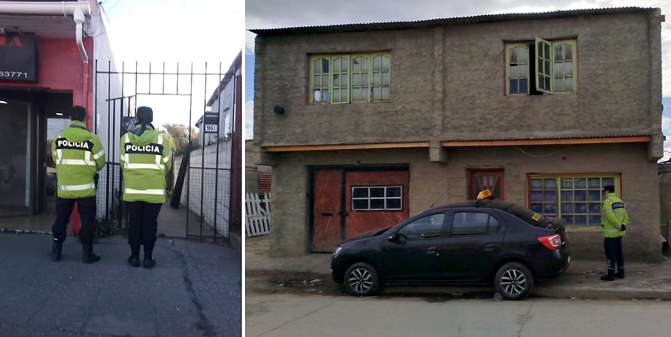 Allanamientos y requisa personal con resultado positivo