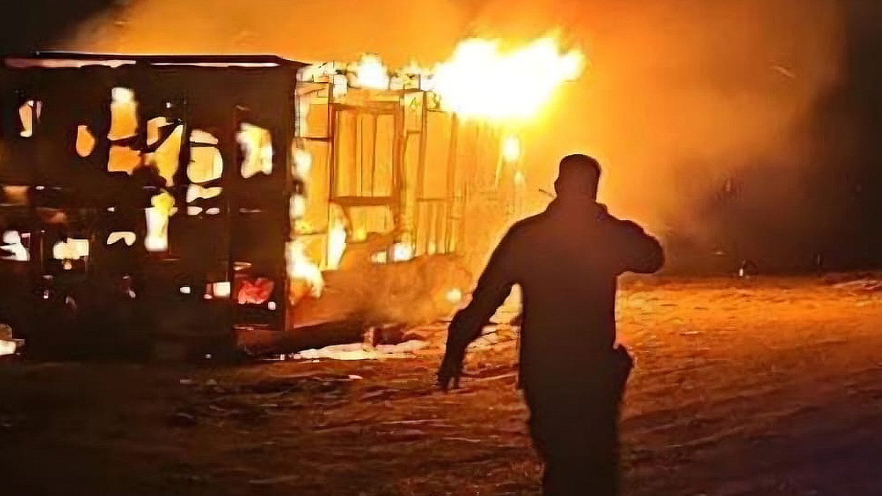 Incendio destruyó una casilla deshabitada