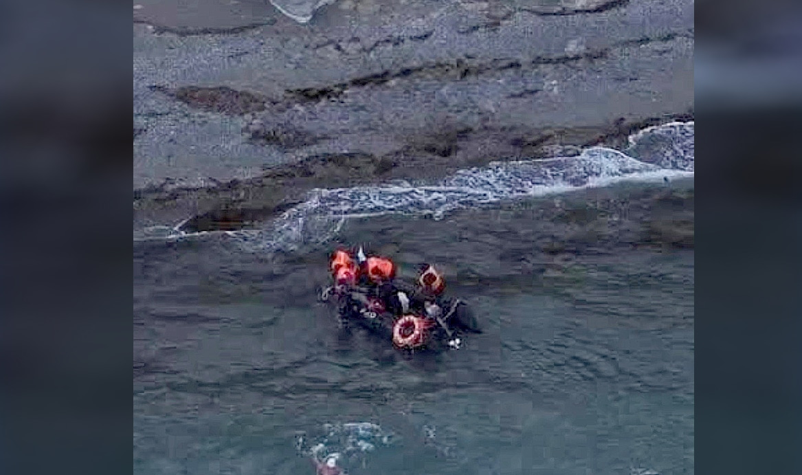 Encontraron el cuerpo de un hombre flotando en el mar en la zona de Playa Larga