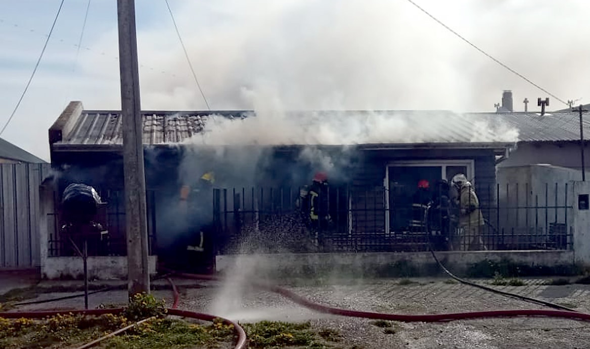 Incendio arruinó una vivienda