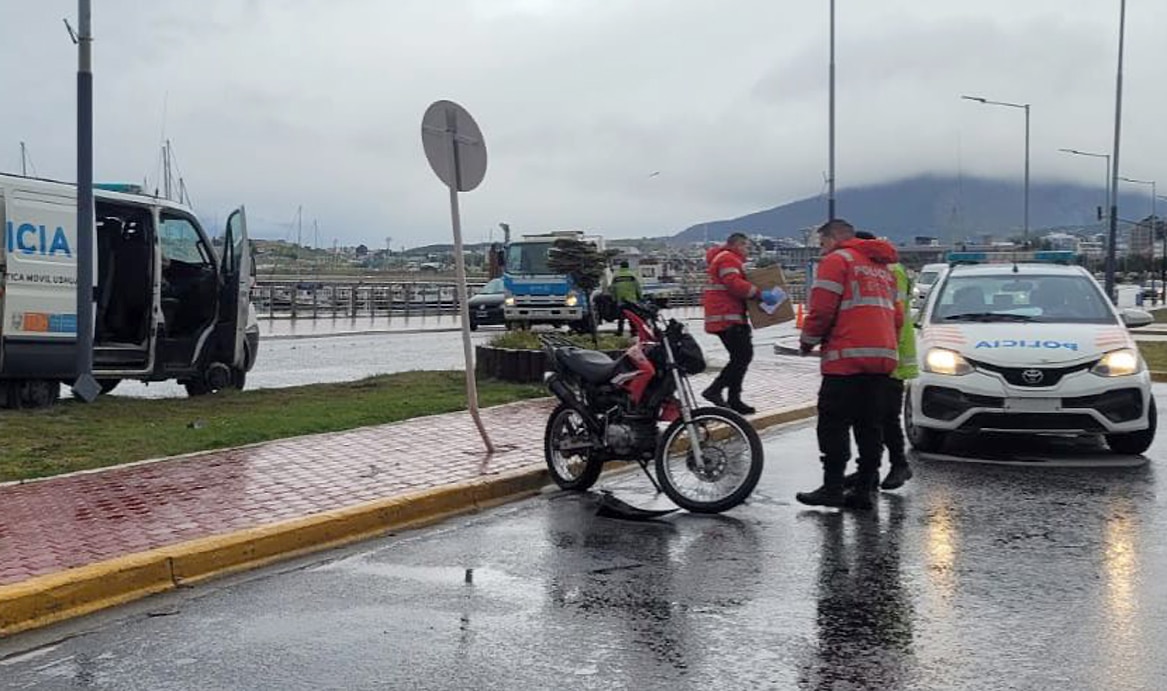 Fatal siniestro vial en Ushuaia: motociclista perdió la vida