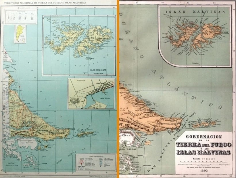 Cómo se representaban Tierra del Fuego y las Islas hace más de un siglo