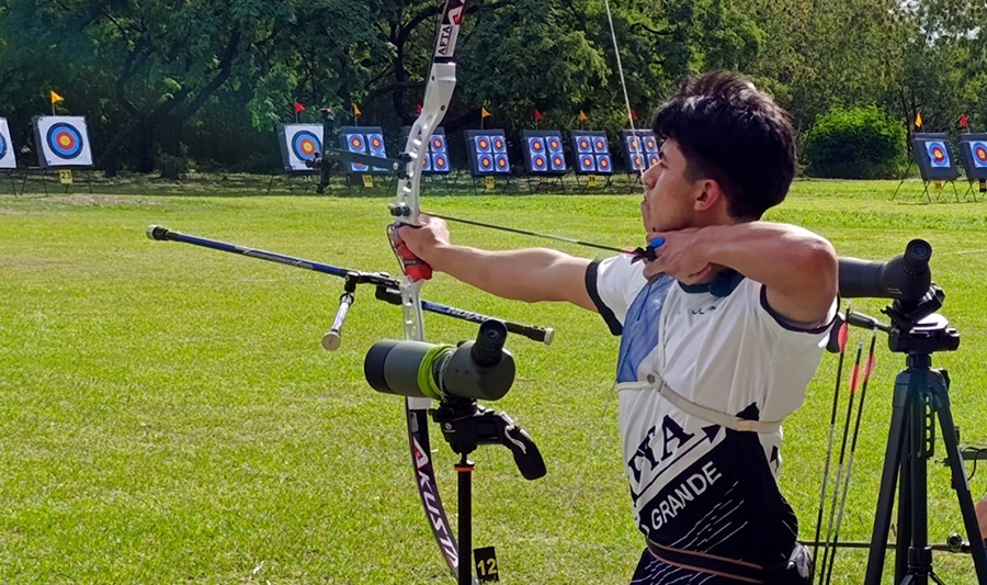 Renzo Monchietti Águila, campeón nacional de tiro con arco