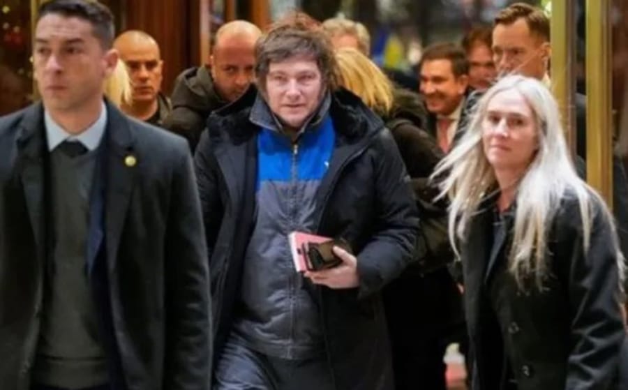 Milei llegó a Oslo para la entrega del Premio Nobel