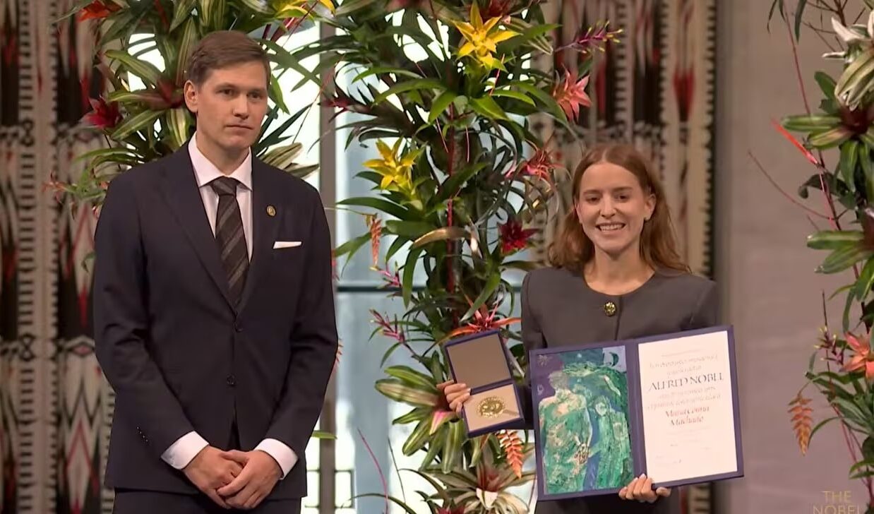 La hija de Corina Machado pronunció palabras de su madre al recibir el Premio Nobel de la Paz