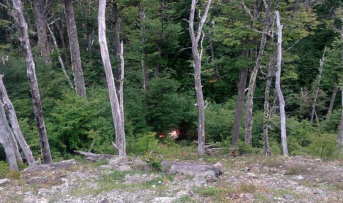Un vehículo cayó a un precipicio en la Ruta 3 y no hubo personas lesionadas